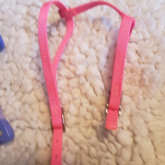 Pink Cat or Small Dog Harness and Shedder Brush Bundle - Picture 4 of 10